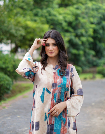 Abstract Aura Silk Cord Set” ✨