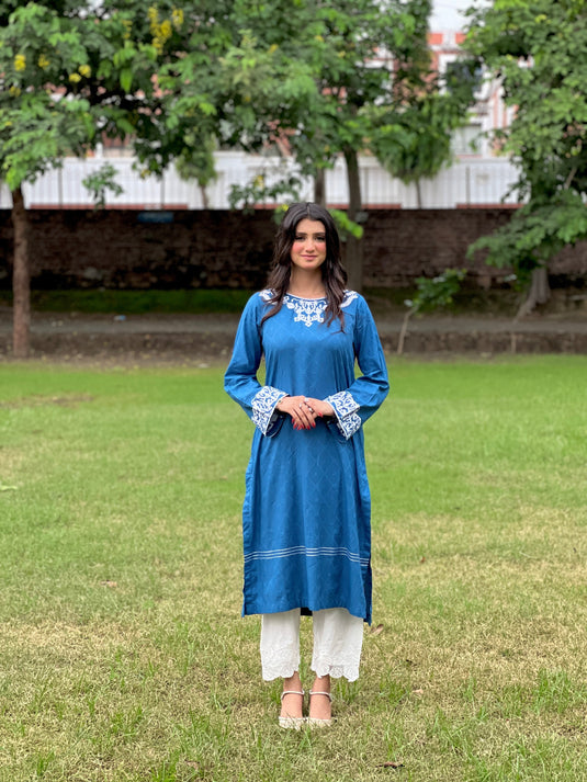Azure Grace Kurta